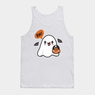 Cute Ghost Halloween Tank Top